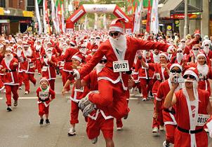 Variety Santa Fun Run Japan 2010